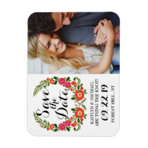 Bohemian Summer Photo Weding The Date (Casamento d