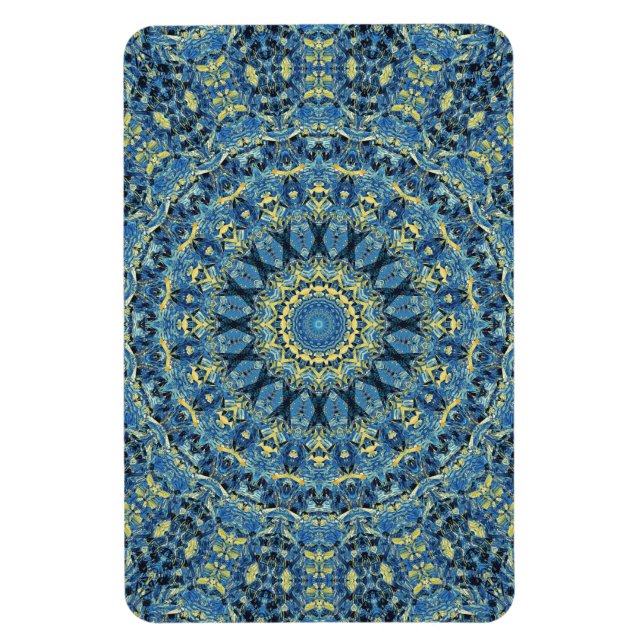 Ímã Boho Abstrato Groovy Van Gogh Starry Night Mandala (Vertical)