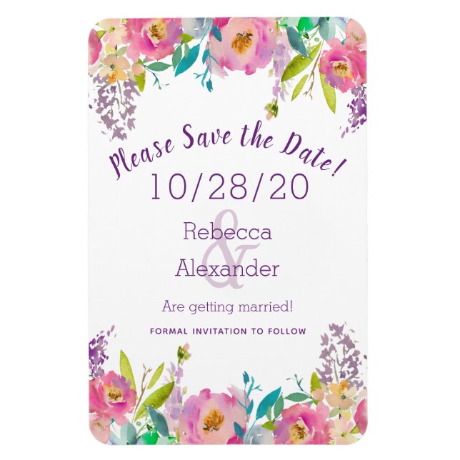 Ímã Boho Aquarela Pastel (Vertical)