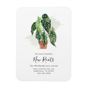 Ímã Boho Change of Address Modern Moving Announce (Alt