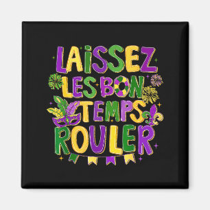 Imã Boho Laissez Les Bon Temps Rouler Mardi Gras 2026