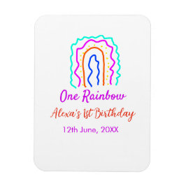 Ímã Boho Rainbow, um aniversário de crianças brilhante