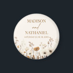 Imã Boho Wildflower Fllower Floral Casamento<br><div class="desc">Estes são os "Boho Wildflower Flower Wild Flower Floral Horden Magnets"!</div>