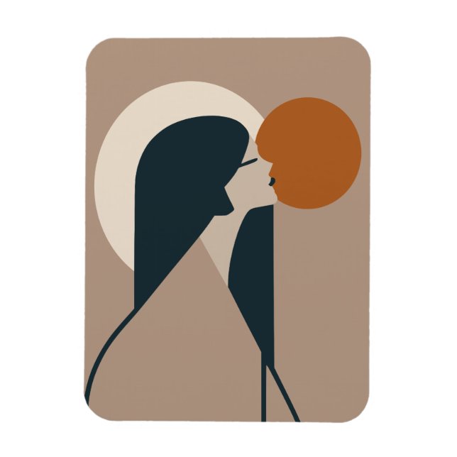 Ímã Boho Woman Sun (Vertical)