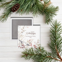 Boias Vermelhas de inverno Feliz Natal