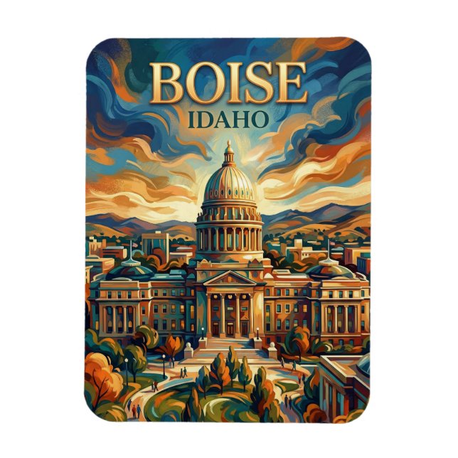 Ímã Boise EUA (Vertical)