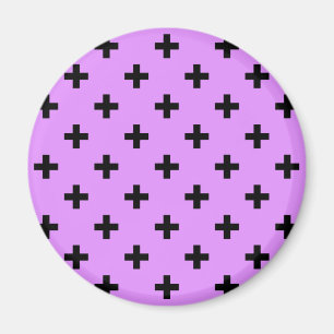 Imã Bóka negra cruza em lilac