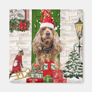 Imã Boker Spaniel Dog Natal