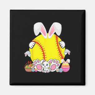 Imã Bola Bunny Sofball Fumaça Páscoa Jogador de Ventil