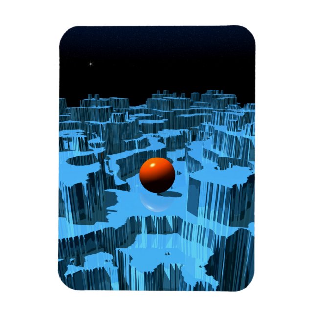 Ímã Bola de Balanceamento (Vertical)