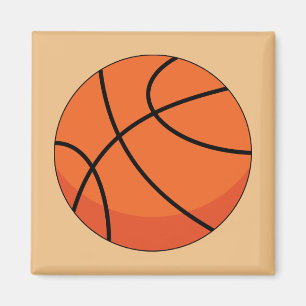 Imã Bola de Basquete de Cartoon