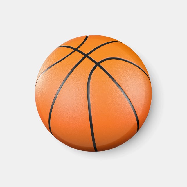 Imã bola de basquetebol 3D (Frente)