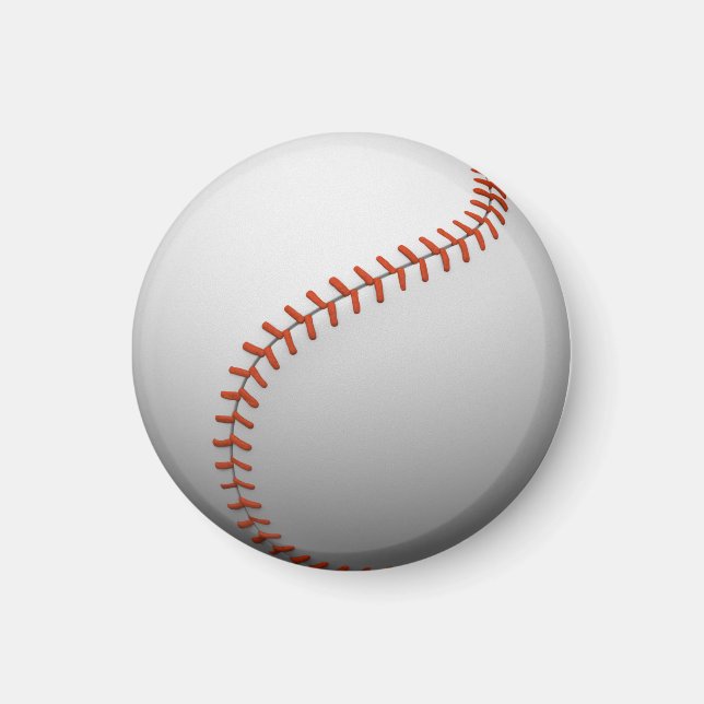 Imã bola de beisebol 3D (Frente)