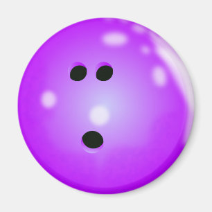 Imã Bola de boliche (Roxo)