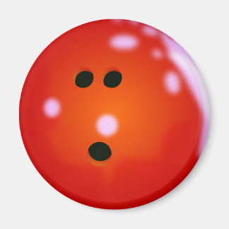 Imã Bola de boliche (Vermelho)