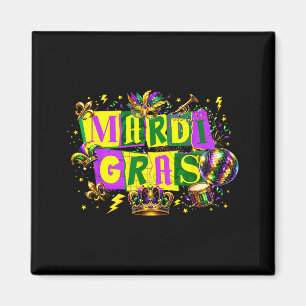 Imã Bola de discoteca engraçada do Mardi Gras Temporad