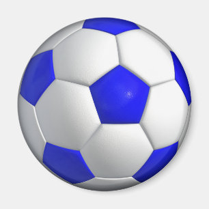 Imã Bola de Futebol Azul