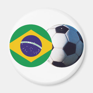 Imã Bola de Futebol e Bandeira do Brasil no MUSEU Zazz