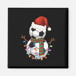 Imã Bola de Futebol Ll Boneco de Neve Chapéu de Papai