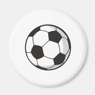 Imã Bola de futebol no estilo dos desenhos animados