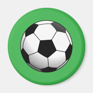 Imã Bola de Futebol no Verde