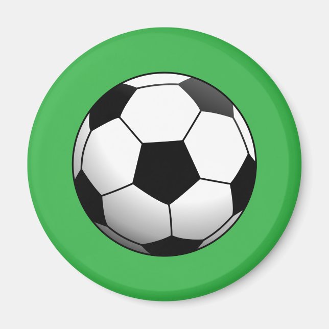 Imã Bola de Futebol no Verde (Frente)