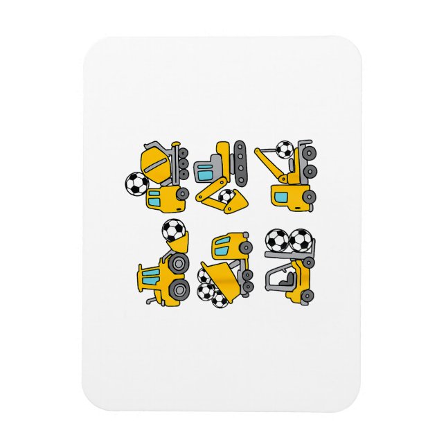 Ímã Bola de Futebol para crianças de futebol (Vertical)