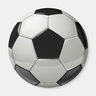 Imã Bola de Futebol Preta
