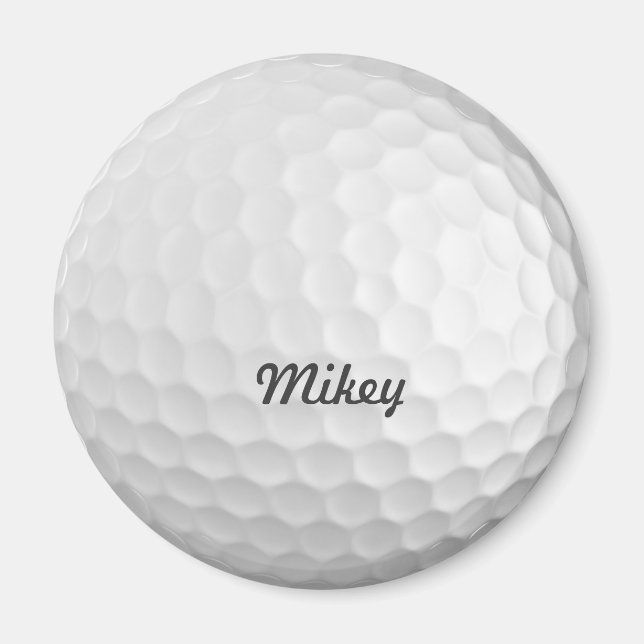 Imã Bola de Golf Personalizável (Frente)