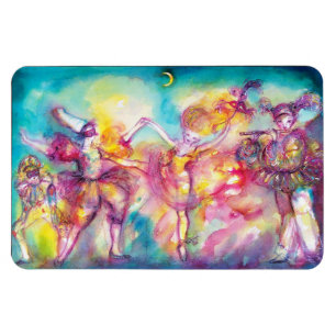 Ímã BOLA de MASCARADA, máscaras do carnaval, dança,