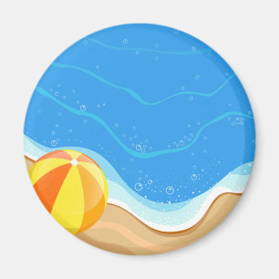 Imã Bola de praia na praia