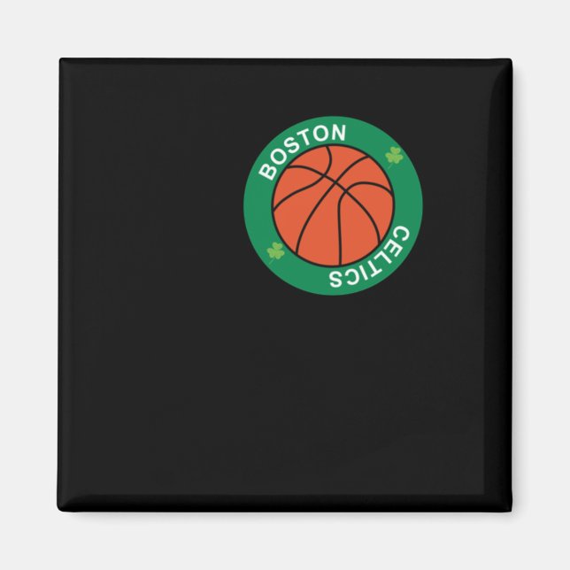 Imã Bola Dedicada Ao Basquete De Boston Celtics Te (Frente)