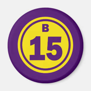 IMÃ BOLA DO BINGO B-15