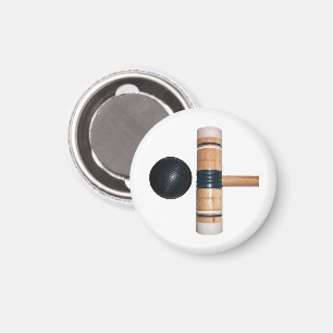 Imã Bola e malho de Croquet