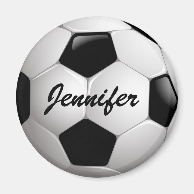 Imã Bola Personalizável de Futebol (Frente)