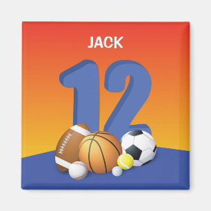 Imã Bolas de Esportes de Aniversário 12