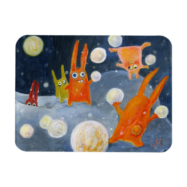 Ímã bolas de neve (Horizontal)