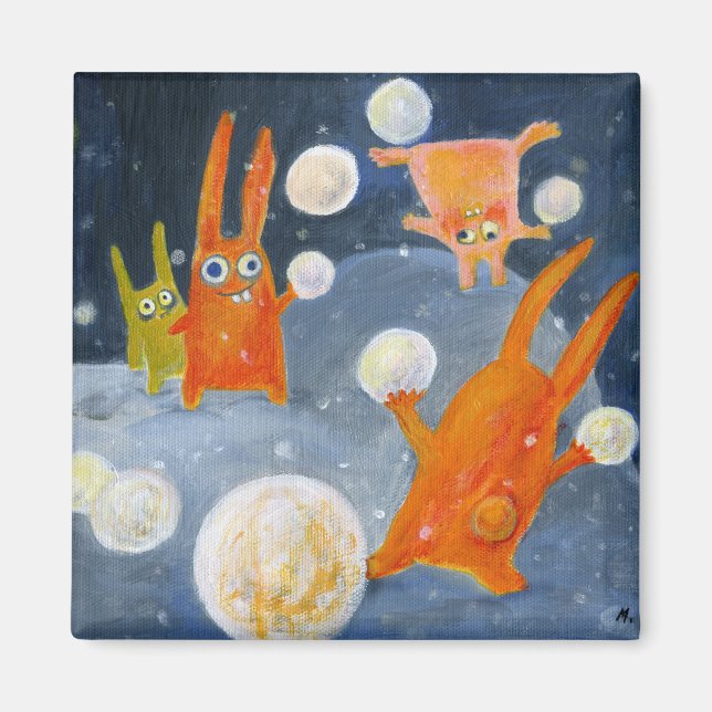 Imã bolas de neve (Frente)