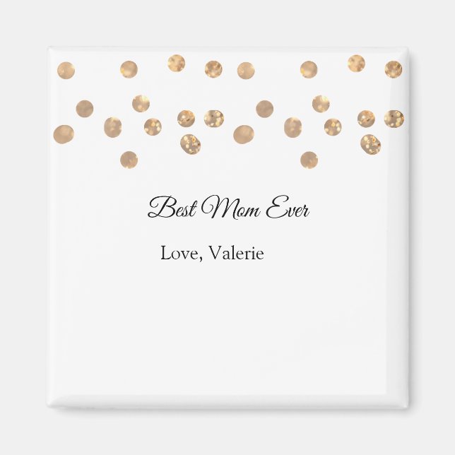 Imã Bolas de ouro brilham melhor mãe que nunca adicion (Frente)