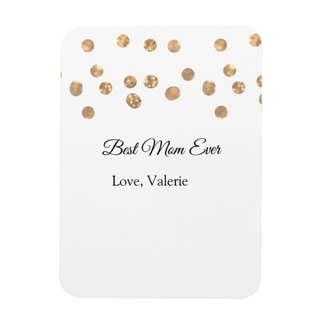 Ímã Bolas de ouro brilham melhor mãe que nunca adicion (Vertical)