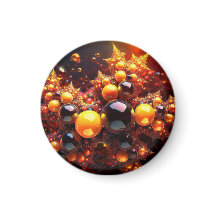 Bolas De ouro E Estrelas Fractais