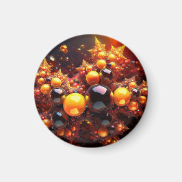 Imã Bolas De ouro E Estrelas Fractais