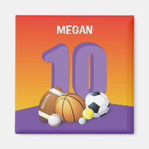 Bolas Esportivas para Aniversário de 10 Anos de Me