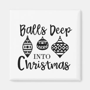 Imã Bolas No Natal Engraçado Xmas De Natal