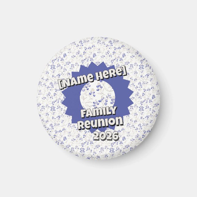 Imã Bold Texas Bluebonnets, Family Reunion,  (Frente)