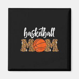 Imã Boletim de basquetebol Mamãe Fofo Leopardo Bonito