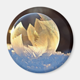 Imã Bolha de sabão na neve
