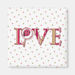 Imã BOLHA & LISTRAS do INSETO do AMOR por SHARON