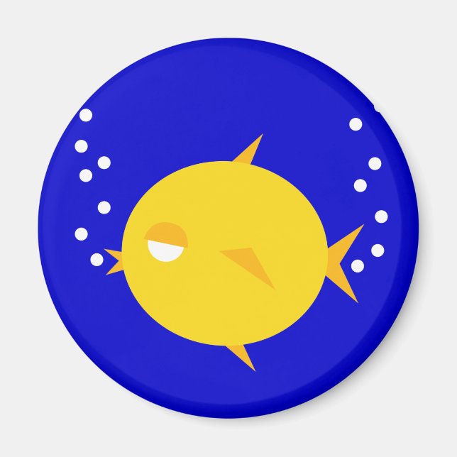 Imã Bolhas A bolha BlowFish_double (Frente)