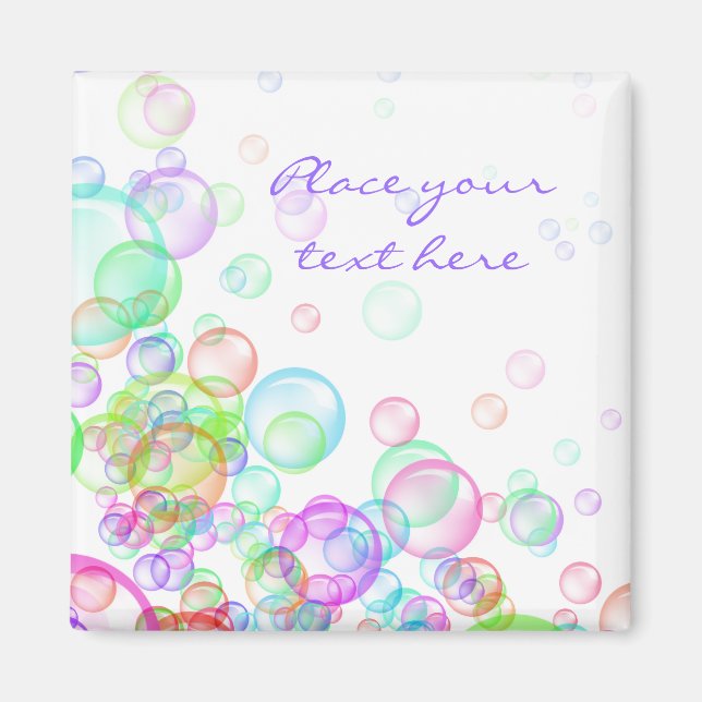 Imã Bolhas de sabão (Frente)